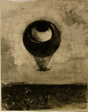 L*3様 ルドン★Odilon Redon　挿絵本　『 LETTRES 』 19 オディロン・ルドン Odilon Redon 「Bouquet of Flowers, ca