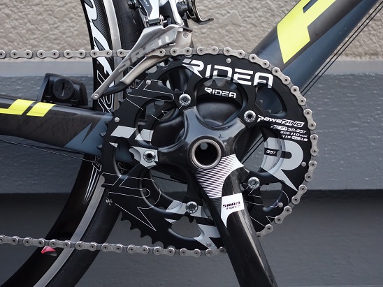 SRAM RED Front Derailleur×RIDEA楕円チェーンリング | ある日の光