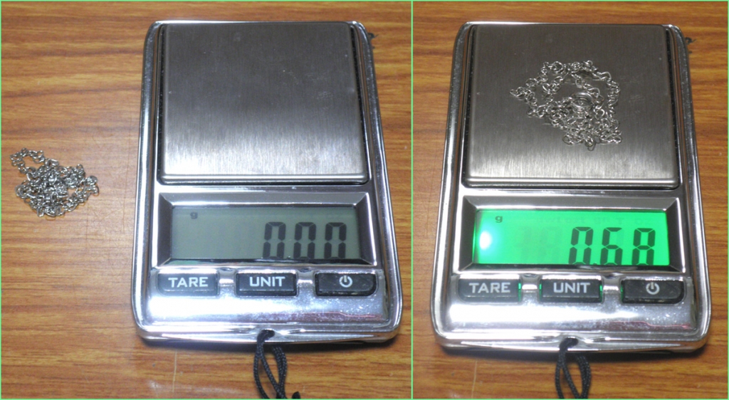PT850 ブレスレット ハート形チェーン 重量0.68ｇ 全長18.5cm