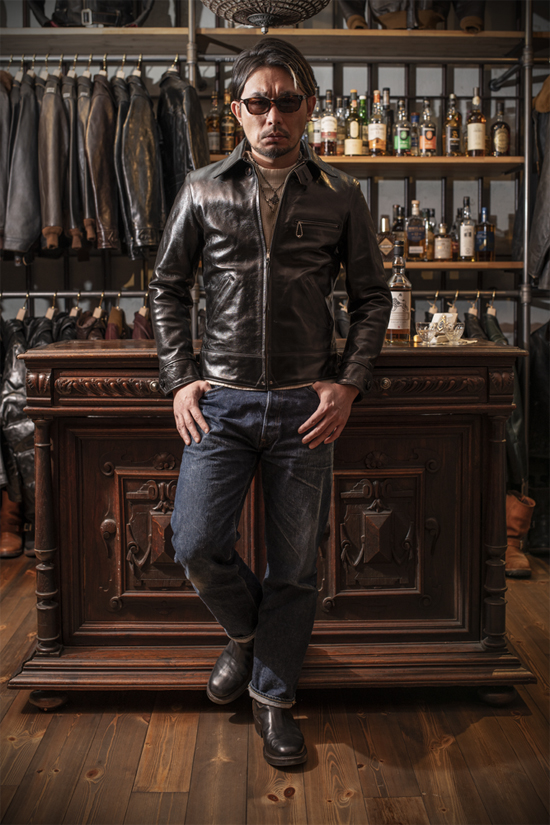 【稀少】30〜50's スポーツジャケット Special EIGHT LEATHERS(エイトレザーズ) HORSE HIDE LEATHER SPORTS