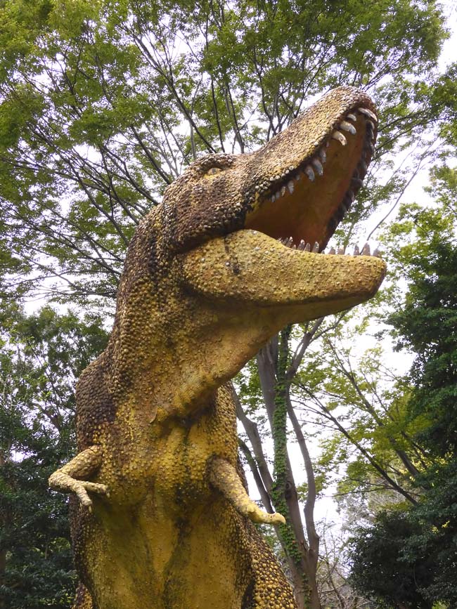 最強肉食恐竜 ティラノサウルスが出現‼︎ 府中市郷土の森博物館 珪化木