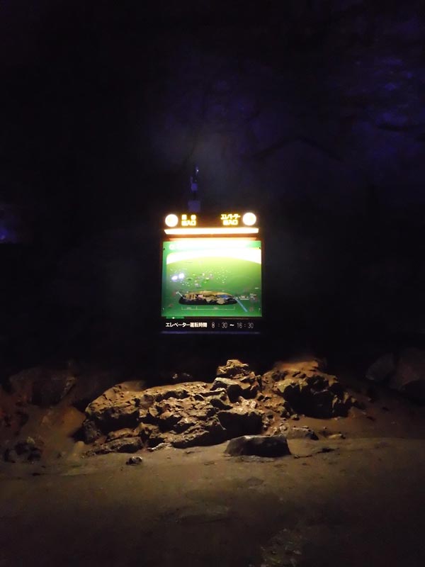 秋芳洞 2025〈2〉千町田〜傘づくし〜黄金柱 編 カラーライトアップで