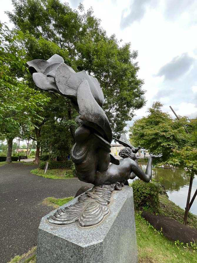 蓮の花 2026 郷土の森公園 修景池〈後編〉大賀蓮と大賀博士像、その他