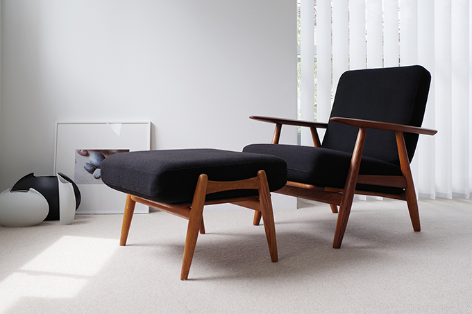 GE240オットマン チーク材 ウェグナー 北欧家具 北欧ビンテージ 2024年