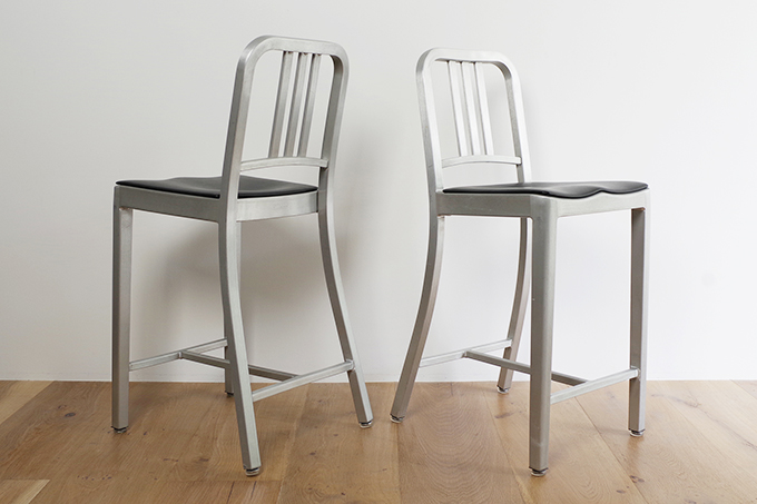 EMECO エメコ バースツール 2脚 カウンターチェア emeco エメコ NAVY