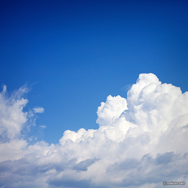 夏の雲 もくもく夏の雲 | MEJIRUSHI | 佐藤 誠（写真家・長野県飯田市）