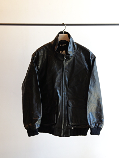 AURALEE☆ジャケット AURALEE(オーラリー) WOOL LING YARN MILLED JERSEY ZIP BLOUSON