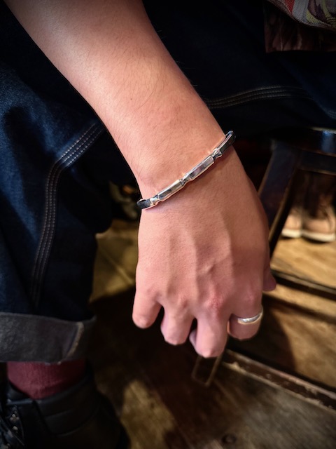 ジャンキークラシックス別注シグニチャーブレスレット　スチュードベイカーメタル JUNKY CLASSICS別注「STUDEBAKER METALS・SIGNATURE BRACELET