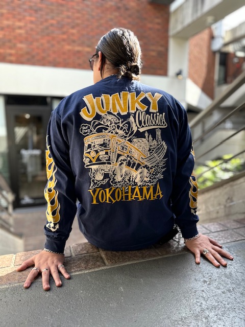 明日発売開始!!大好評のオリジナルロンT!! | JUNKY CLASSICS 明日発売開始!!大好評のオリジナルロンT!! | JUNKY CLASSICS