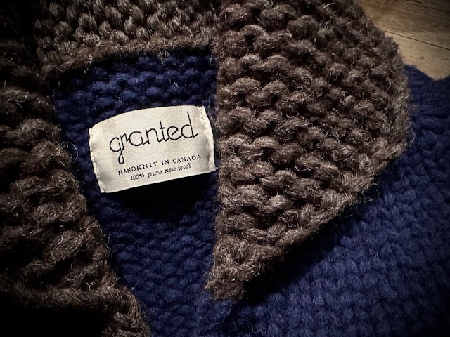 久しぶりに入荷したカウチンセーター!!GRANTED「グランテッド 久しぶりに入荷したカウチンセーター!!GRANTED「グランテッド