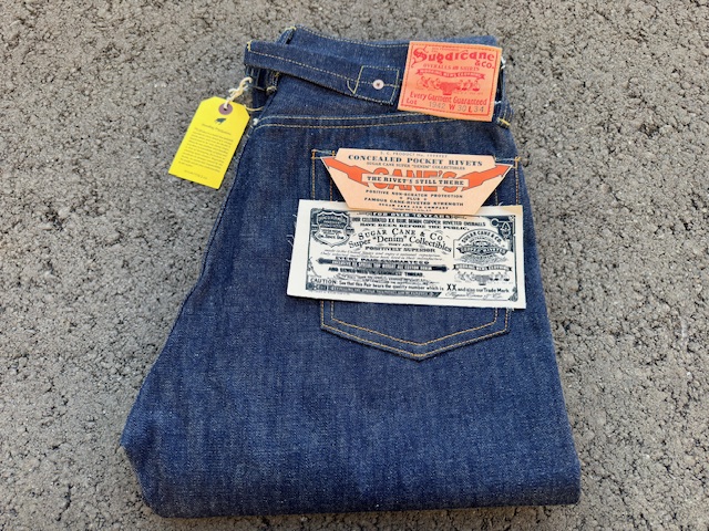 SUGAR CANE Super “Denim” Collectibles #05 14.25oz. BLUE