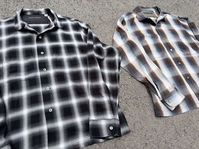 FULLCOUNT 4092 Rayon Check Open Collar Shirtの話 | JUNKY CLASSICS