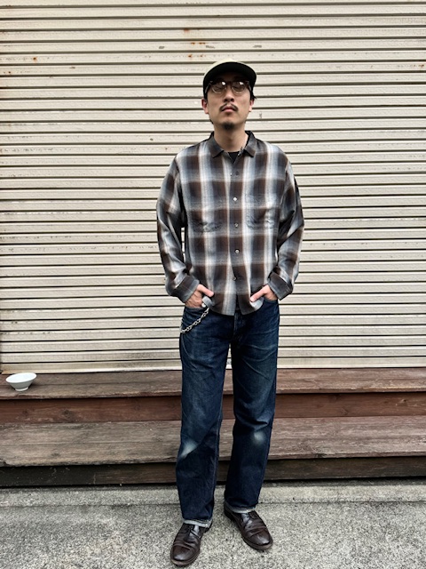 FULLCOUNT 4092 Rayon Check Open Collar Shirtの話 | JUNKY CLASSICS