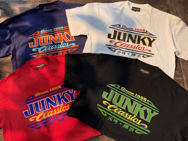 明日から発売開始！！ジャンキークラシックスオリジナルTシャツ