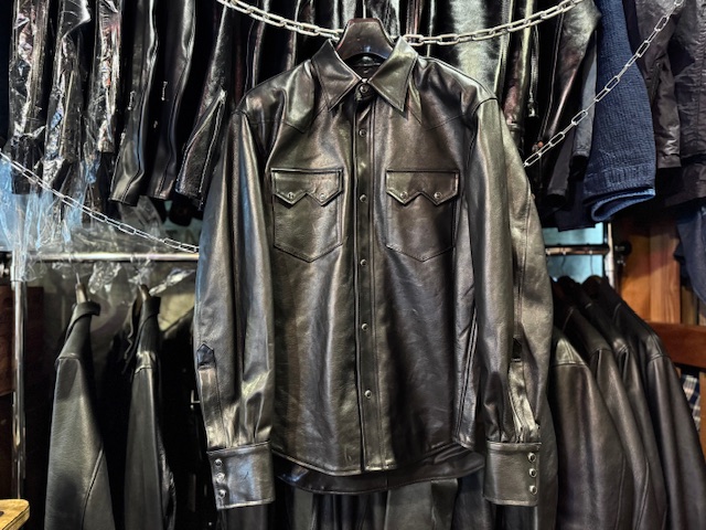 Release Tomorrow MASSES HORSE LEATHER SHIRT VINTAGE Wの話 | JUNKY