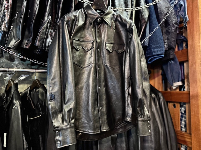 Release Tomorrow MASSES HORSE LEATHER SHIRT VINTAGE Wの話 | JUNKY