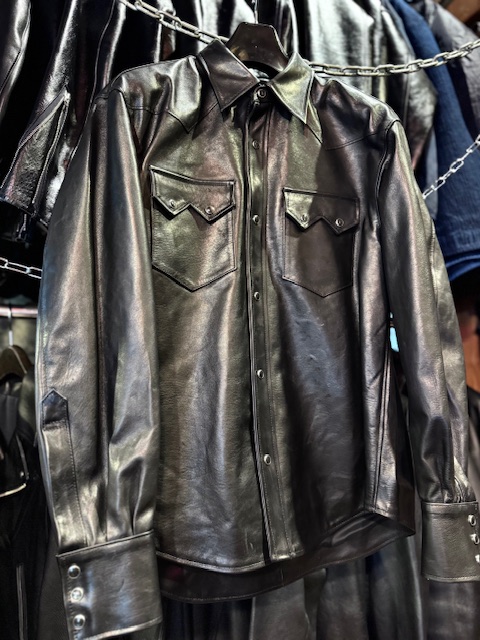 Release Tomorrow MASSES HORSE LEATHER SHIRT VINTAGE Wの話 | JUNKY