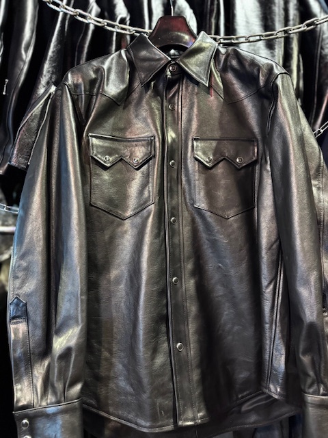 Release Tomorrow MASSES HORSE LEATHER SHIRT VINTAGE Wの話 | JUNKY