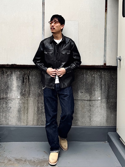 Release Tomorrow MASSES HORSE LEATHER SHIRT VINTAGE Wの話 | JUNKY