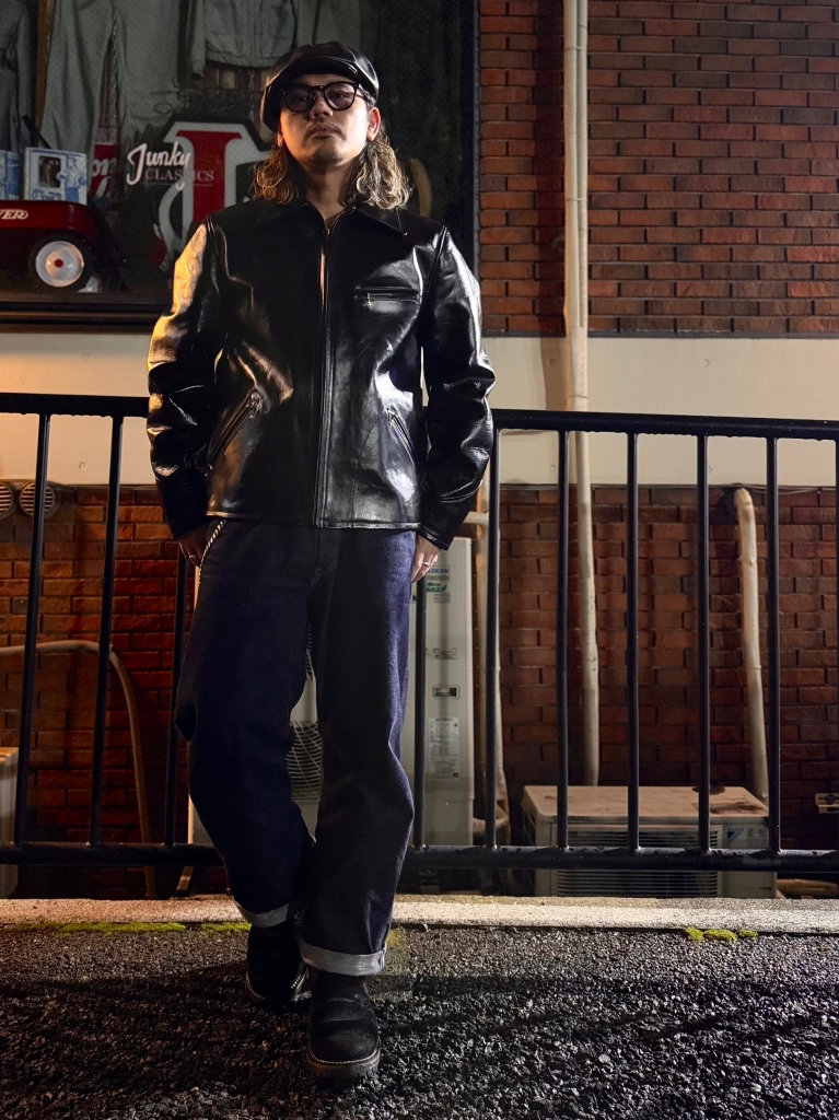 年末というこのタイミングで実名復刻のレザージャケット登場