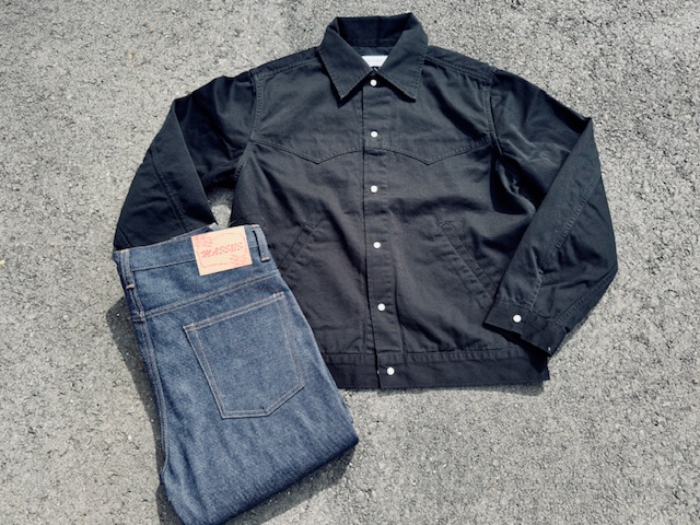 Release Tomorrow MASSES WESTERN JACKET ＆DENIM 5P PANTS BC RIGIDの