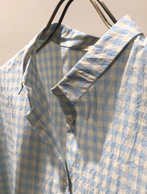 apuntob」のチェックブラウス | ATELIER HUE