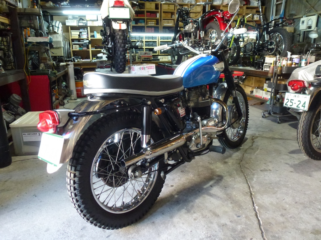 1966 TRIUMPH TR6SR TROPHY」車検整備他 大阪府Мさん | NUNOBIKI