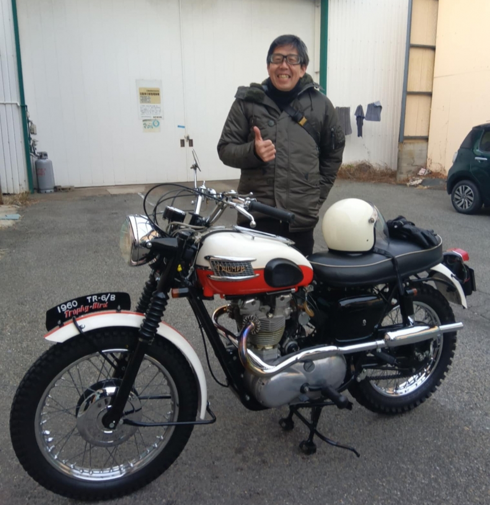 1960 TRIUMPH TR6/B Trophy-Bird」大阪府М氏 完成報告 | NUNOBIKI