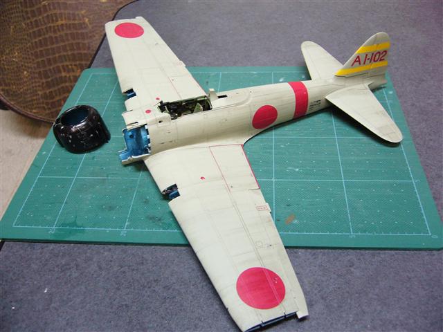 タミヤ 1/32 零戦二一型 製作記 その10 | SEELD 社長のひとりごと