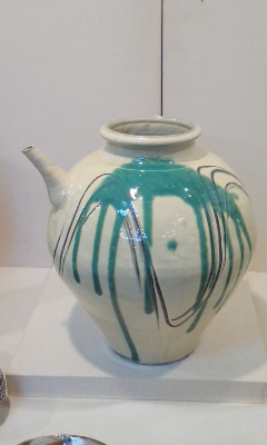 小鹿田　うんすけ　民藝 小鹿田 うんすけ 民藝 Vintage Japanese Folk Art: 流掛分蓋付小