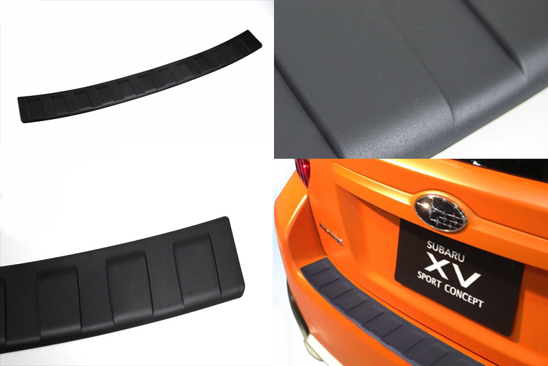 XV リアバンパーステップガード トランクガード 1P ブラックを新発売