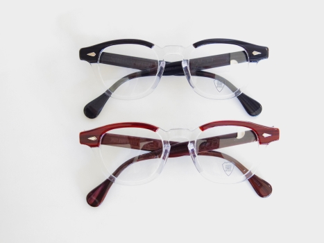 小物 JULIUS TART OPTICAL AR Black wood clear JULIUS TART OPTICAL】”AR” Black Wood Clear & Red Wood Clear
