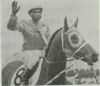 JRA 競馬 '91世界最強3歳馬アラジ号 写真（額入り） （馬・競馬