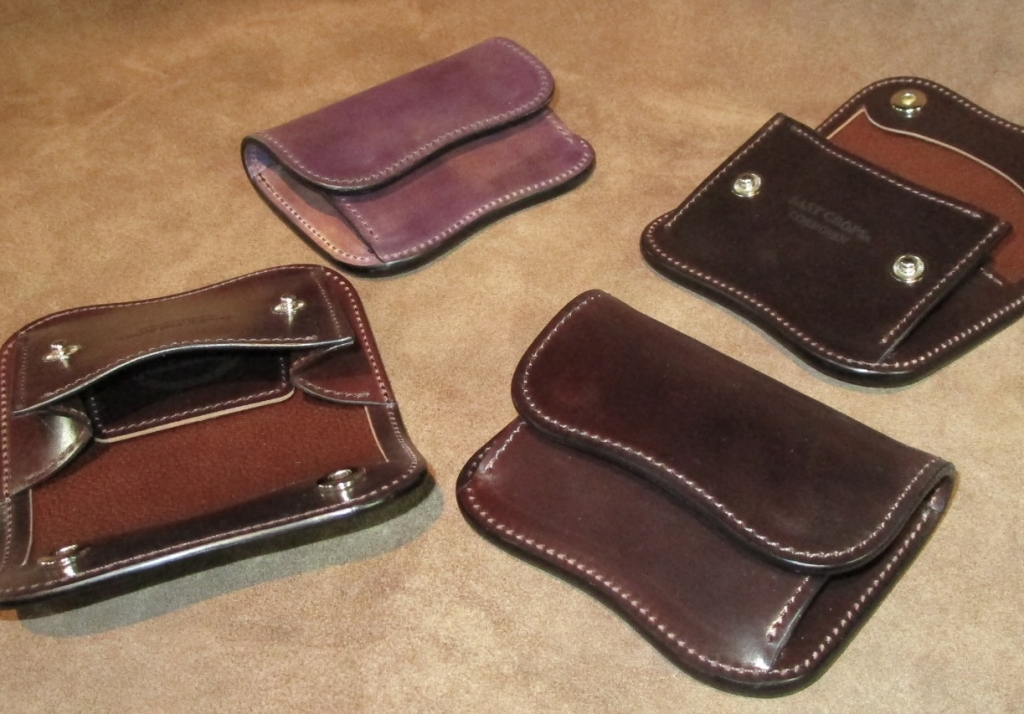 【T999】LASTCROPS TONGUE マーブルバーガンディ 未使用】LASTCROPS TONGUE Horween Marble Full-Cordovan