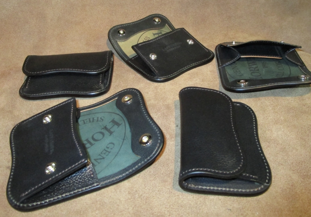 ROUGH-OUT SERIES LC TONGUE Horween Full-Cordovan Embossed BLACK