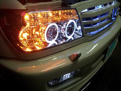 ランクル100 引き続き ヘッドライト変更 | HOPPERS WORKs