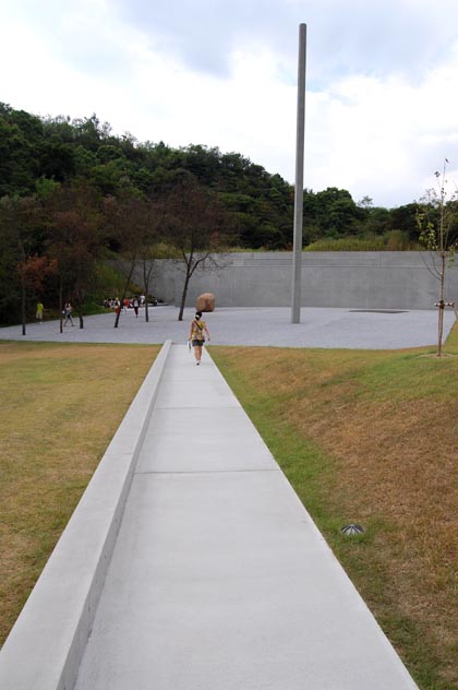 □安藤忠雄□直筆画『直島地中ミュージアム』□全手書き・サイン／即決 □