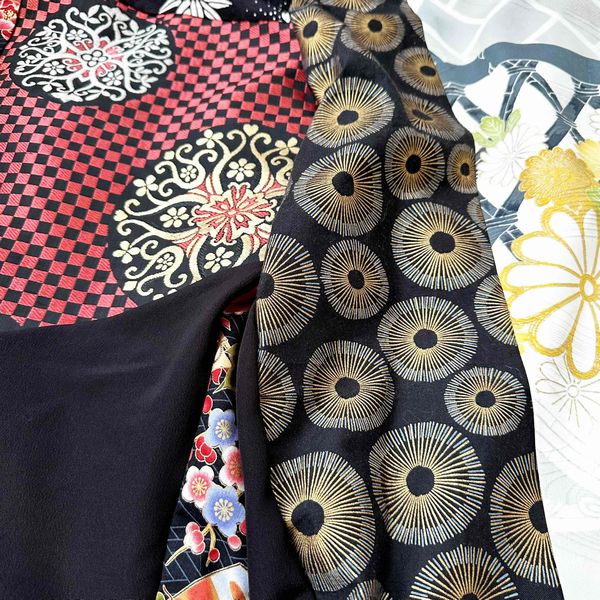 大道芸人キッズに 和柄バルーンパンツ 着物リメイク衣装 | 手作り子供