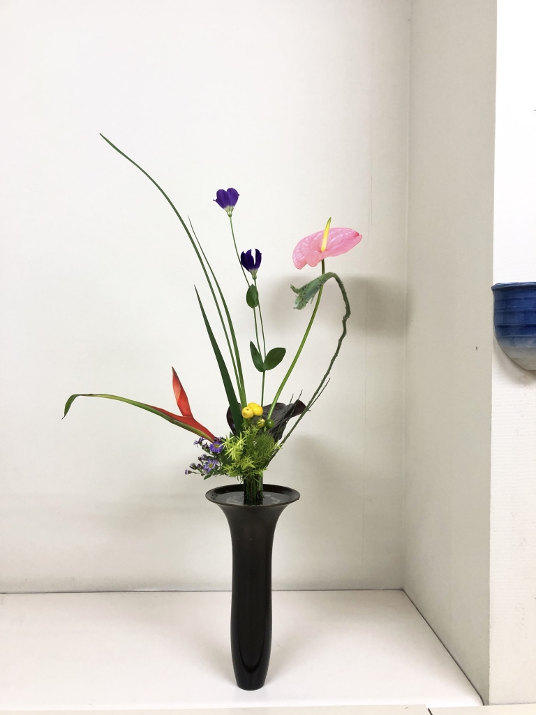 アンスリウム・立花新風体 | 生け花日記
