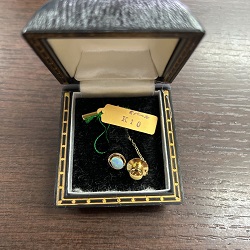 金製品 画像 K10 10金 タイピン ネクタイピン オパール