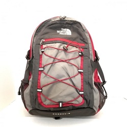 バッグ 画像 THE NORTH FACE ザノースフェイス リュック バッグパック グレー 赤 美品