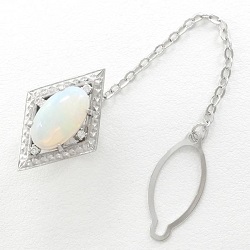 プラチナ製品 画像 PT850 ピンブローチ オパール