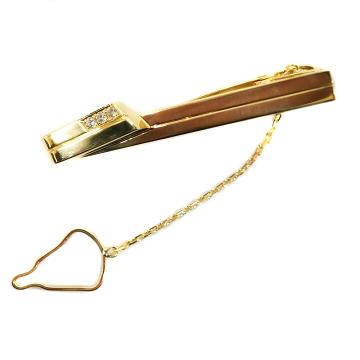 金製品 画像 K18 18金 タイピン ネクタイピン ダイヤ
