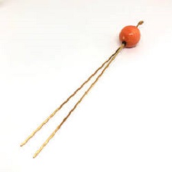 金製品 画像 K20 20金 かんざし 簪 サンゴ 珊瑚