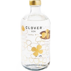 お酒 画像 クローバージン ラッキー4 ジン 44度 500ml ベルギー 未開封品