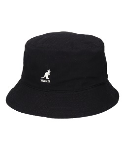帽子 画像 ハット バケットハット 黒 カンゴール KANGOL 美品