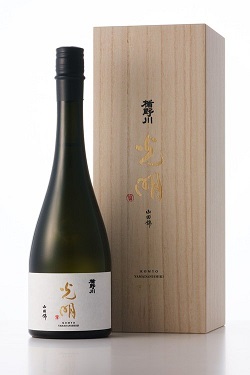 お酒 画像 楯野川 光明 Komyo 山田錦 純米大吟醸 限定 日本酒 15度 720ml 未開封品 木箱入り