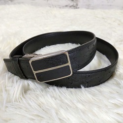 ブランド品 画像 オーストリッチ DAKS ベルト 黒