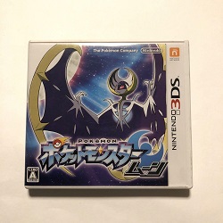 ゲームソフト 画像 ポケットモンスター ムーン NINTENDO 3DS CERO A 全年齢対象 美品