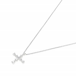 ブランド品 画像 ハリーウインストン HARRY WINSTON ネックレス ペアシェイプミニクロス プラチナ ダイヤ